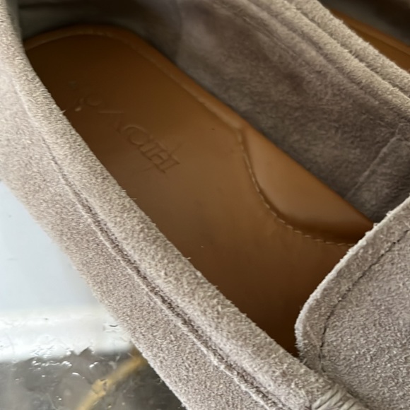 Coach Tan Suede Loafers - Picture 3 of 10